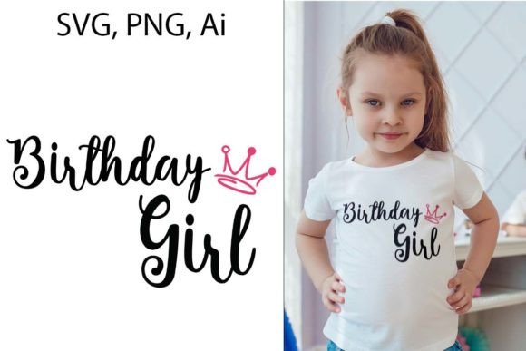 Download Birthday Girl T-shirt Design - Premium Bundle