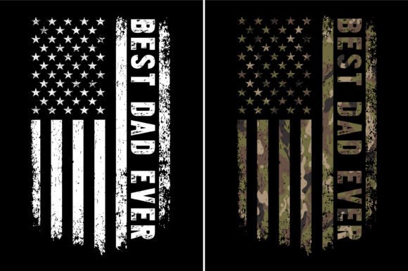 Download Best Dad Ever – Camo T-Shirt Design - Premium Bundle