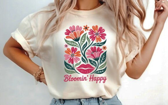 Download Boho Floral Flowers T-shirt Design SVG - Premium Resources